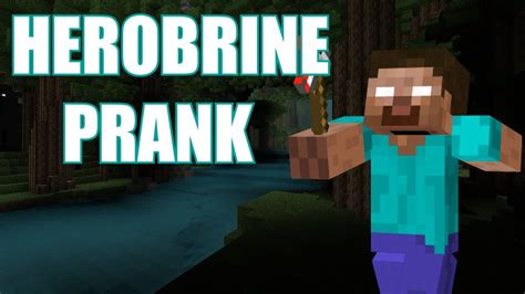 GROWN MAN SCREAMS AT HEROBRINE SIGHTING!! (MINECRAFT HEROBRINE PRANK) - YouTube