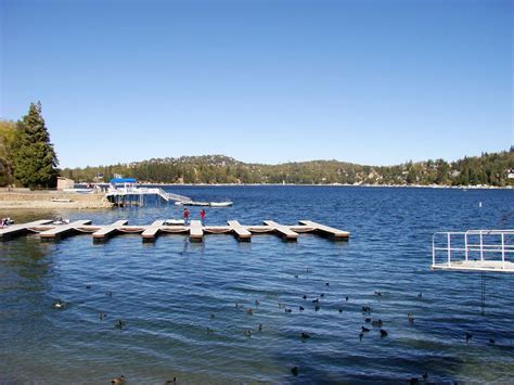 The docks on Lake Arrowhead - canoeing, speed boating, and water skiing. (from The Digital ...