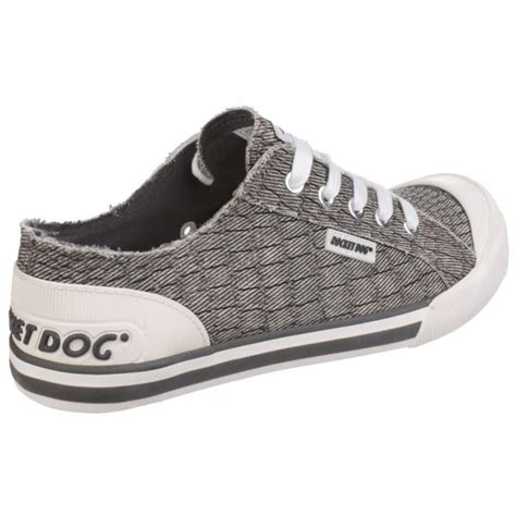 Rocket Dog Jazzin Lace Up Sneaker Women's Grey Shoes - Free Returns at ...