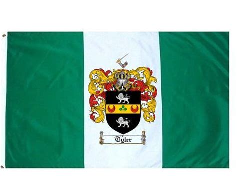 Tyler Coat of Arms Flag / Family Crest Flag and similar items