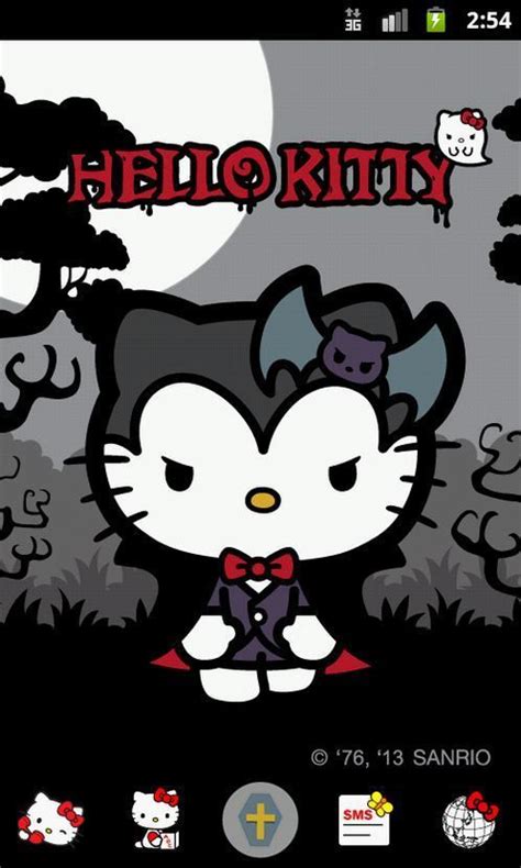 Hello Kitty Vampire Theme for Halloween | Hello kitty pictures, Hello ...