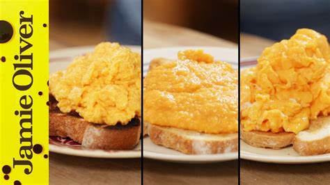 How To Make Perfect Scrambled Eggs - 3 ways | Jamie Oliver