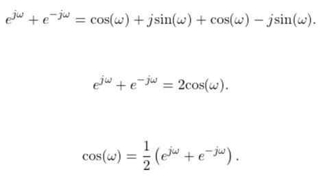 Using Euler’s Formula to Derive Sine and Cosine