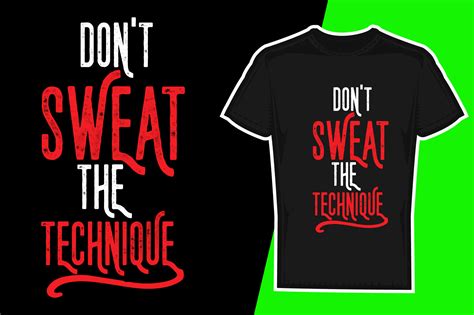 Don't Sweat the Technique Graphic by Design Factory · Creative Fabrica