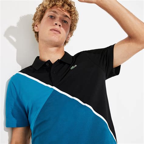 Men's Lacoste SPORT Colourblock Ultra Light Cotton Tennis Polo Shirt | LACOSTE