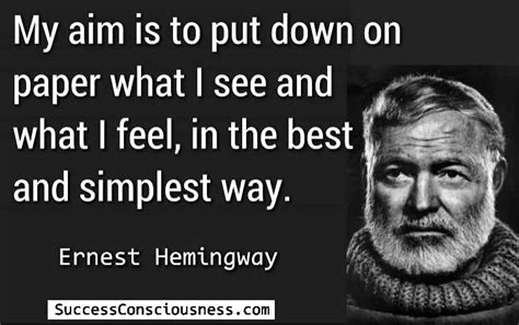 51 Ernest Hemingway Quotes about Writing, Life and Love