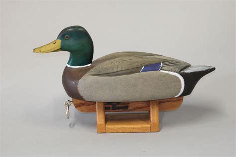 Sold Price: Mallard Drake Duck Decoy Hand Carved & Painted - Invalid ...