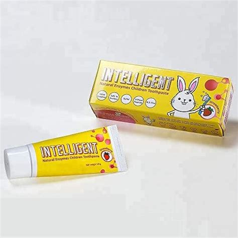 INTELLIGENT Saliva Enzymes Baby/Kids/Children Toothpaste No Fluoride ...