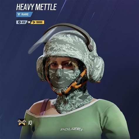 The seasonal headgear on IQ looks like a smiley face : r/R6SiegeFashionAdvice