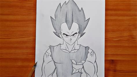 how to draw Vegeta Full Body ( Dragon Ball ) | Vegeta full body step by ...