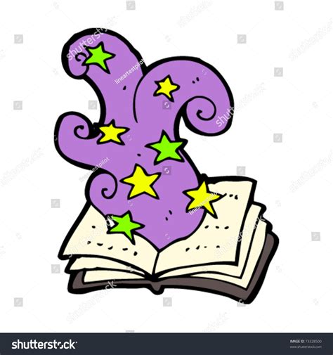 Spell Book Cartoon Stock Vector (Royalty Free) 73328500 | Shutterstock