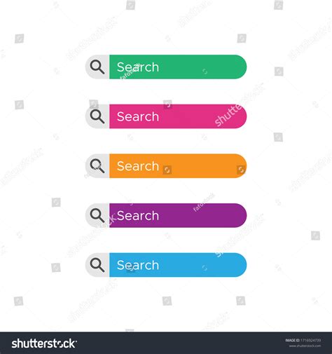 Search Button Icon Vector Design Template Stock Vector (Royalty Free ...