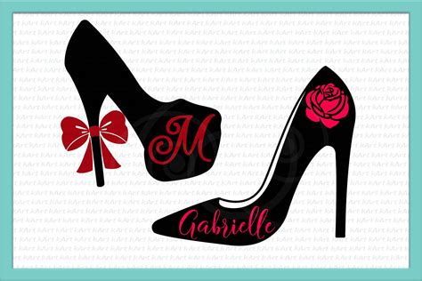 high heel svg, wedding shoe svg, wedding svg