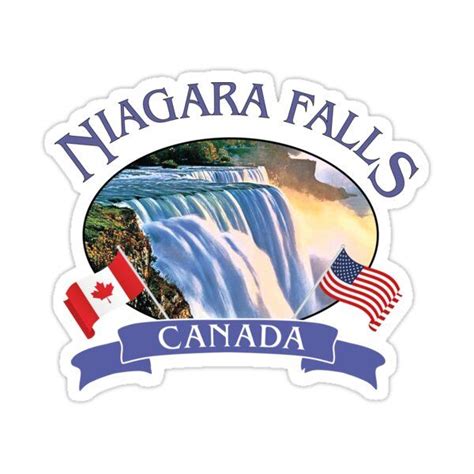 "Niagara Falls Canada Retro" Sticker for Sale by Museumofretro ...