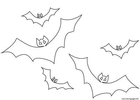 Bats Halloween Coloring page Printable