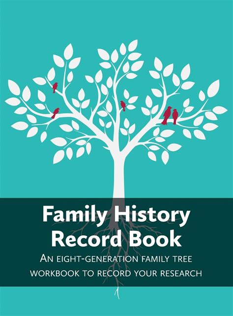 Buy Family History Record Book: An 8-generation family tree workbook to record your research ...