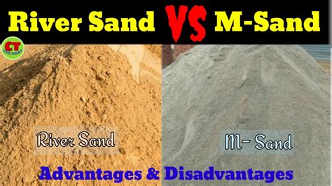 Difference Between River Sand & M Sand | Advantages & Disadvantages of ...