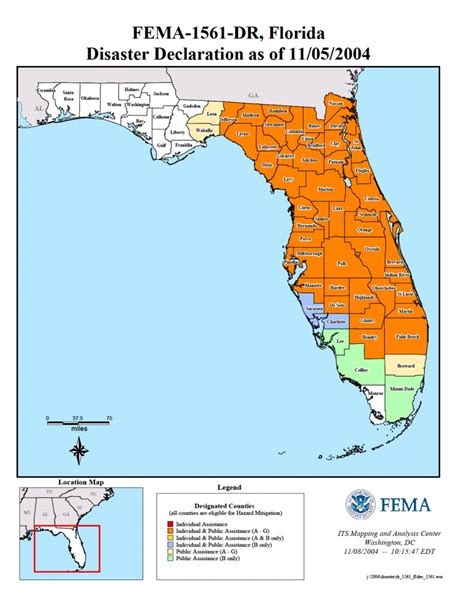 Florida Hurricane Jeanne (Dr-1561) | Fema.gov - Fema Flood Maps ...