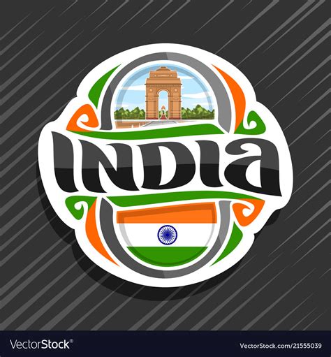 Logo for india Royalty Free Vector Image - VectorStock