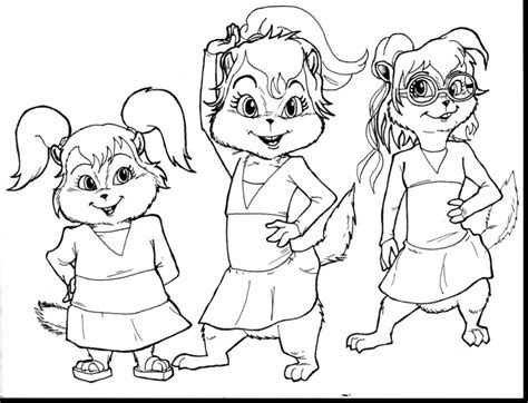 Chipettes Coloring Pages at GetDrawings | Free download