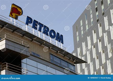 Petrom Oil Company Headquarters in Bucharest Editorial Photography ...