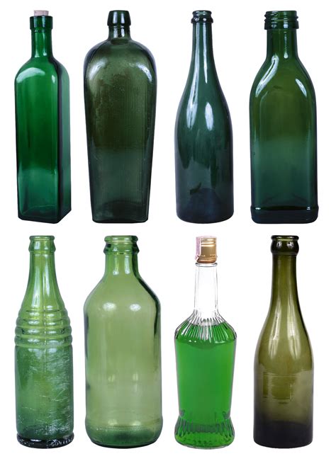 glass bottles PNG