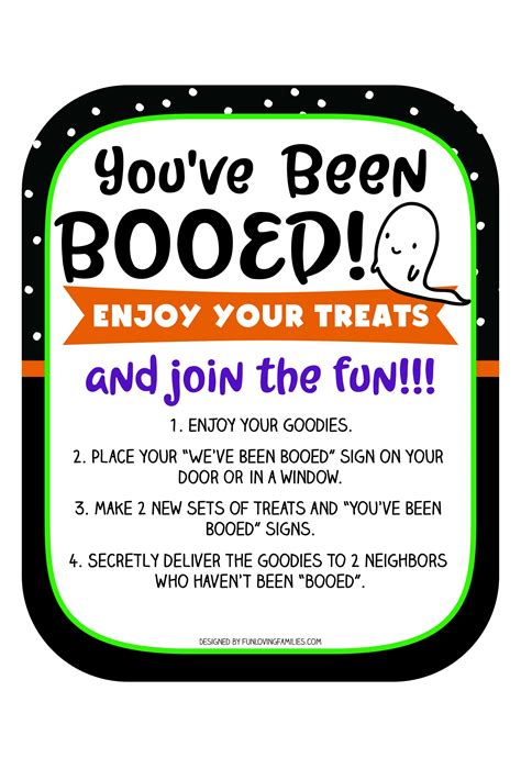 You've Been Booed Printable Signs - Super Cute and Totally FREE! - Fun Loving Families