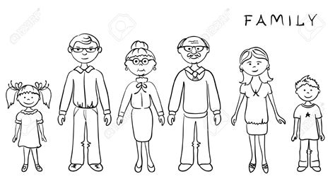 family members clipart black and white 10 free Cliparts | Download images on Clipground 2024