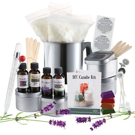 Complete DIY Candle Making Kit Supplies – Create Large Scented Soy Candles – | eBay