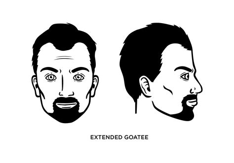 The Extended Goatee Style: How to Trim, Guide, Examples, and More! | Mustache styles, Beard and ...