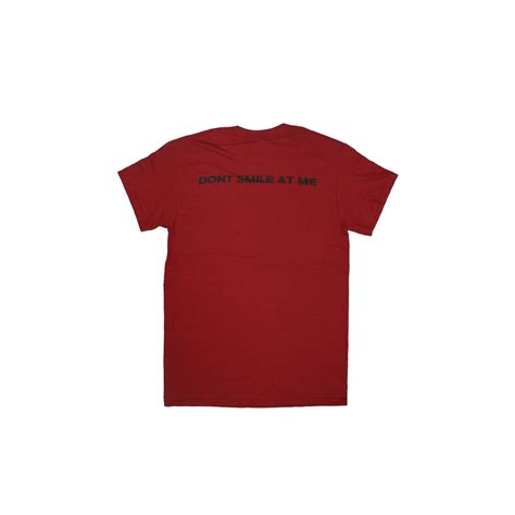 Billie Eilish Merch Don't Smile Red Tshirt - Billie Eilish | Store