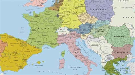 Europe Map Wallpapers - Top Free Europe Map Backgrounds - WallpaperAccess