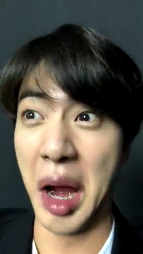 Jin’s meme face 😂 I just can’t 🔥 Jin Memes Faces, Bts Memes, Kim ...