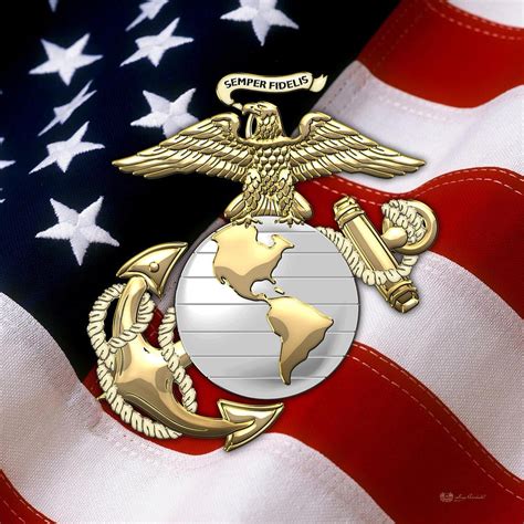 Marine Corps Flag And Us Flag Wallpaper Forwallpaper - vrogue.co