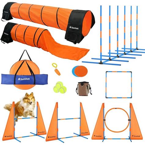 NEW DOG AGILITY TRAINING EQUIPMENT SET INCLUDING