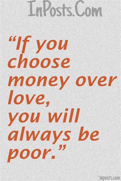 Quotes About Money And Love - ShortQuotes.cc