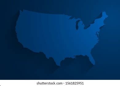 Abstract Blue Usa Map Background Vector Stock Vector (Royalty Free) 1561825951 | Shutterstock