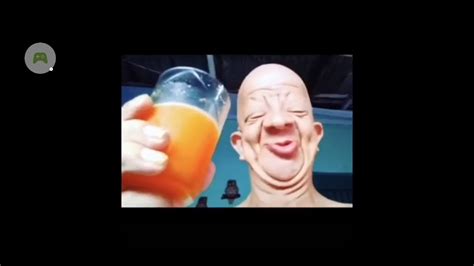 bald guy drinks orange juice moan meme - YouTube