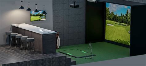 Custom Golf Simulator Design - Carl's Place