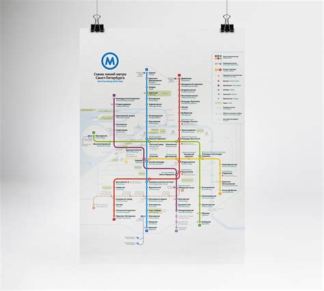 St.Petersburg Metro Map on Behance