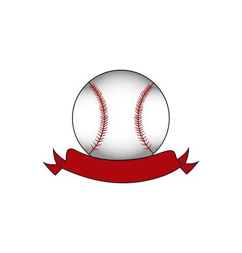 Baseball With Banner Vector - Design Shop by AquaDigitizing