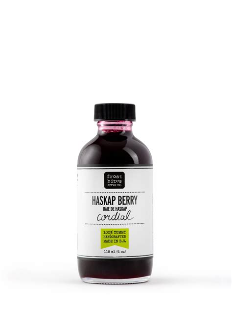 Haskap Berry Cordial — Frost Bites Syrup Co.