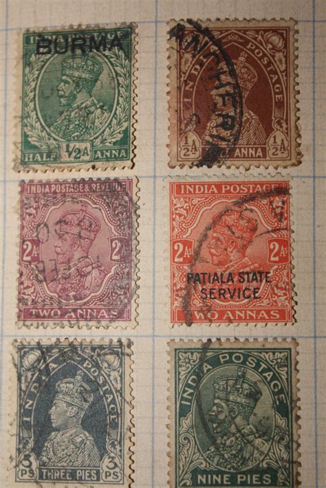 Stamps & Antique Store: Old India Postage Stamps