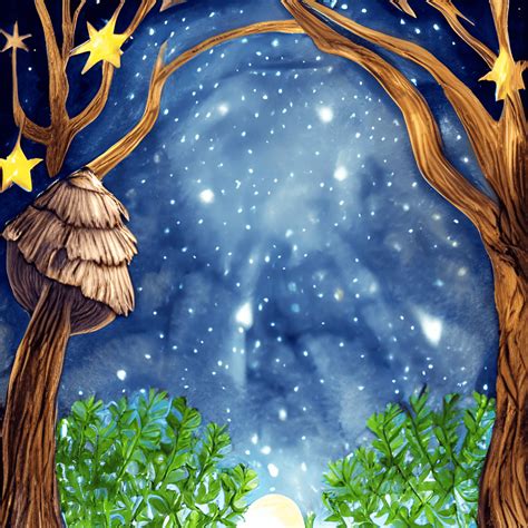 Enchanted Forest Night · Creative Fabrica