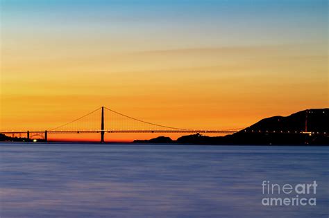 Golden Sunset at the Golden Gate Bridge Photograph by Jyoti S - Fine Art America