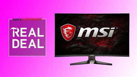 MSI Curved 1440p @ 144Hz Monitor Hits New $269 Low | Tom's Hardware