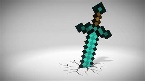 Minecraft Diamond Sword Wallpapers - Wallpaper Cave