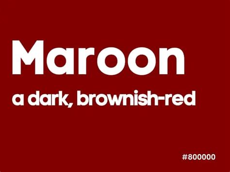 Meaning of the Color Maroon and Its Symbolism (+70 Colors)