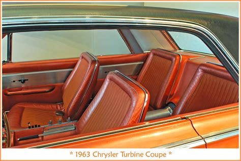 1963 Chrysler Turbine interior | Visit to the Walter P. Chry… | Flickr