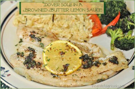 Dover Sole In A Browned Butter Lemon Sauce | Recipe Cart